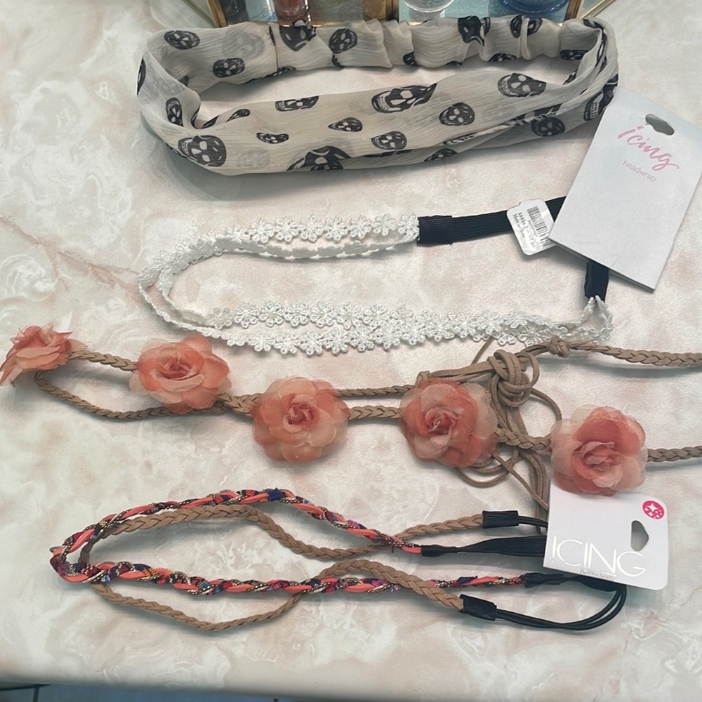 Bundle of four headbands